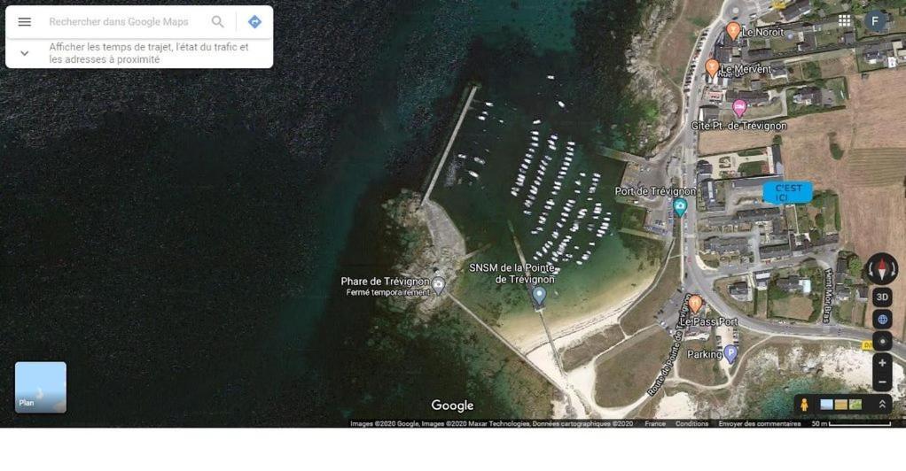 A Moins De 100 Metres De La Mer A La Pointe De Trevignon Trégunc Εξωτερικό φωτογραφία