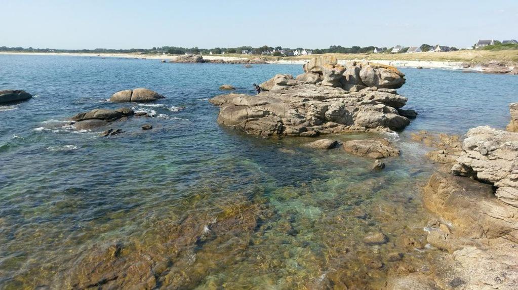 A Moins De 100 Metres De La Mer A La Pointe De Trevignon Trégunc Εξωτερικό φωτογραφία