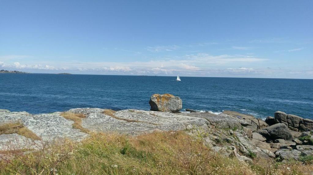 A Moins De 100 Metres De La Mer A La Pointe De Trevignon Trégunc Εξωτερικό φωτογραφία